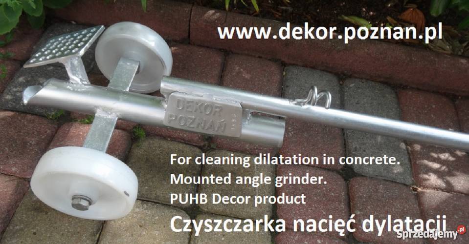 Posadzki czyszczarka nacięć dylatacji Poznań