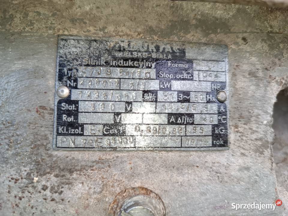 Silnik elektryczny 3 fazowy 2 biegowy 3kw i 5kw Jaworzno