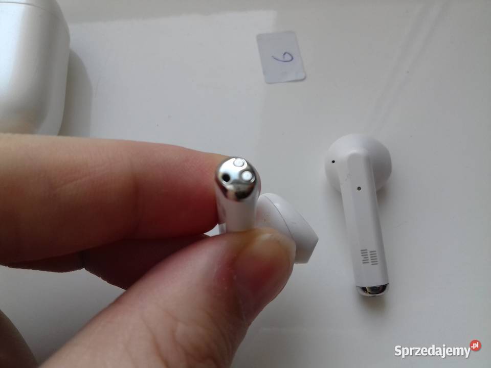 Słuchawki Bluetooth Feel Air TWS używane sprawne Zestawy słuchawkowe Bydgoszcz sprzedam