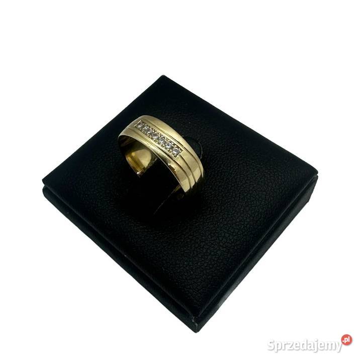 Złoty Pierścionek pr 585 415g R13 Elbląg