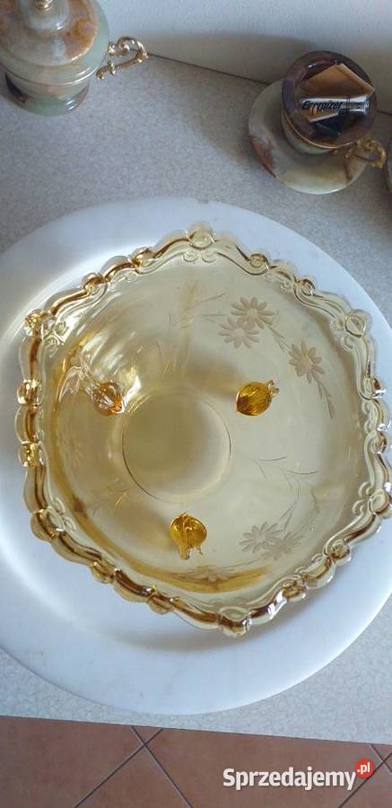 Żardiniera Bombonierka MisaPatera Antyk Szkło