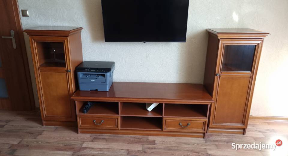ZESTAW MEBLI DO SALONU POKOJU szafka RTV regał sprzedam