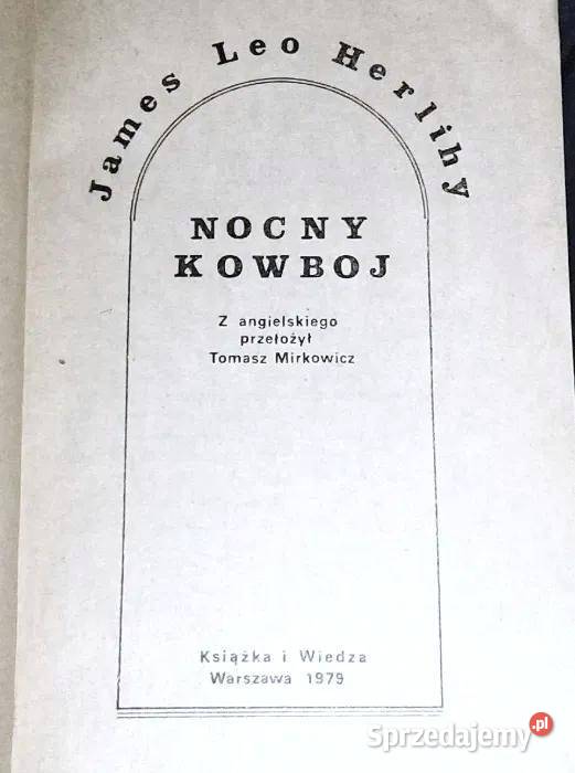 Nocny kowboj James Leo Herlihy