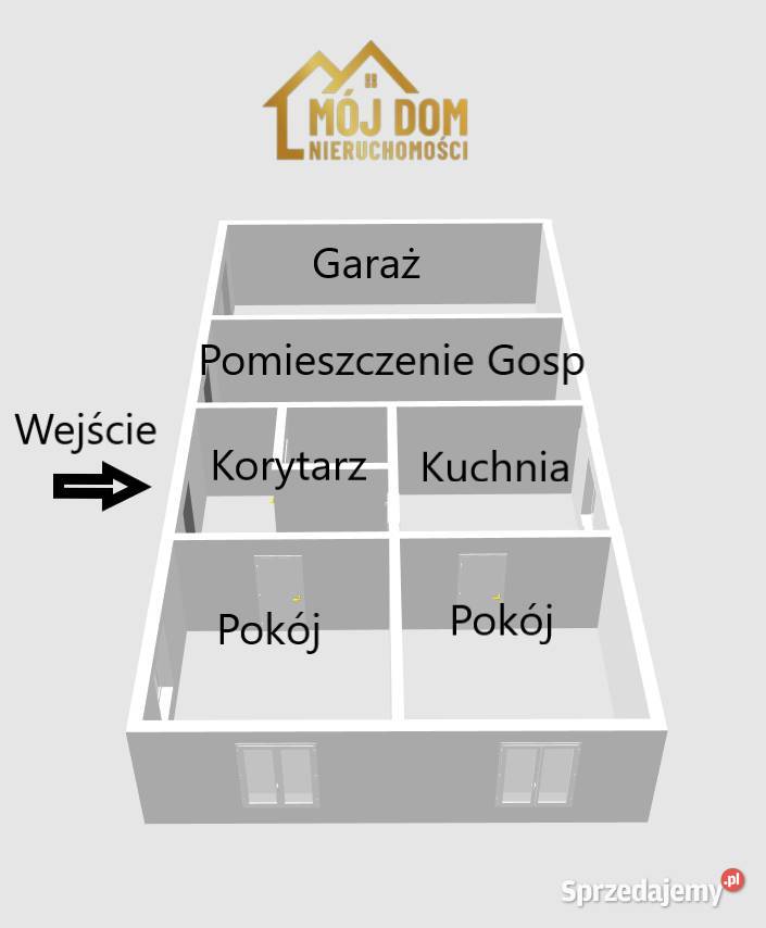Mały dom w gminie Dukla sprzedam