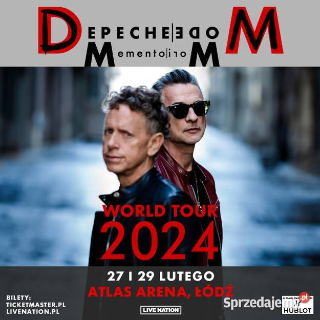 2 bilety Depeche Mode Łódź