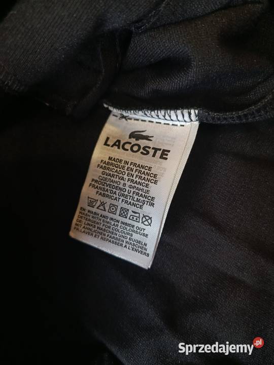 Komplet dresowy Lacoste Monogram kolor czarny Białystok