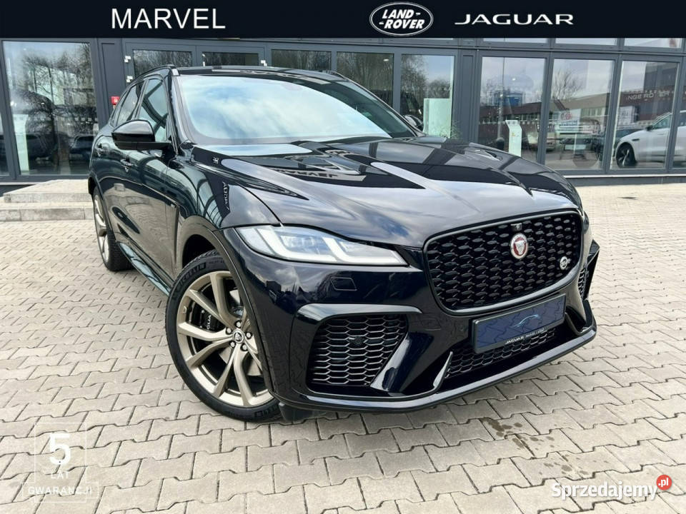 Jaguar FPACE FPace 50 V8 SC 550 AWD Auto SVR szyberdach Łódź sprzedam