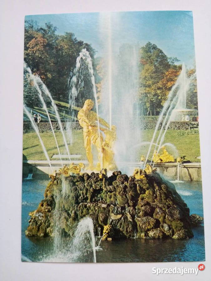 Pocztówka Petrodvorest z USSR z lat 80tych Dąbrowa Górnicza