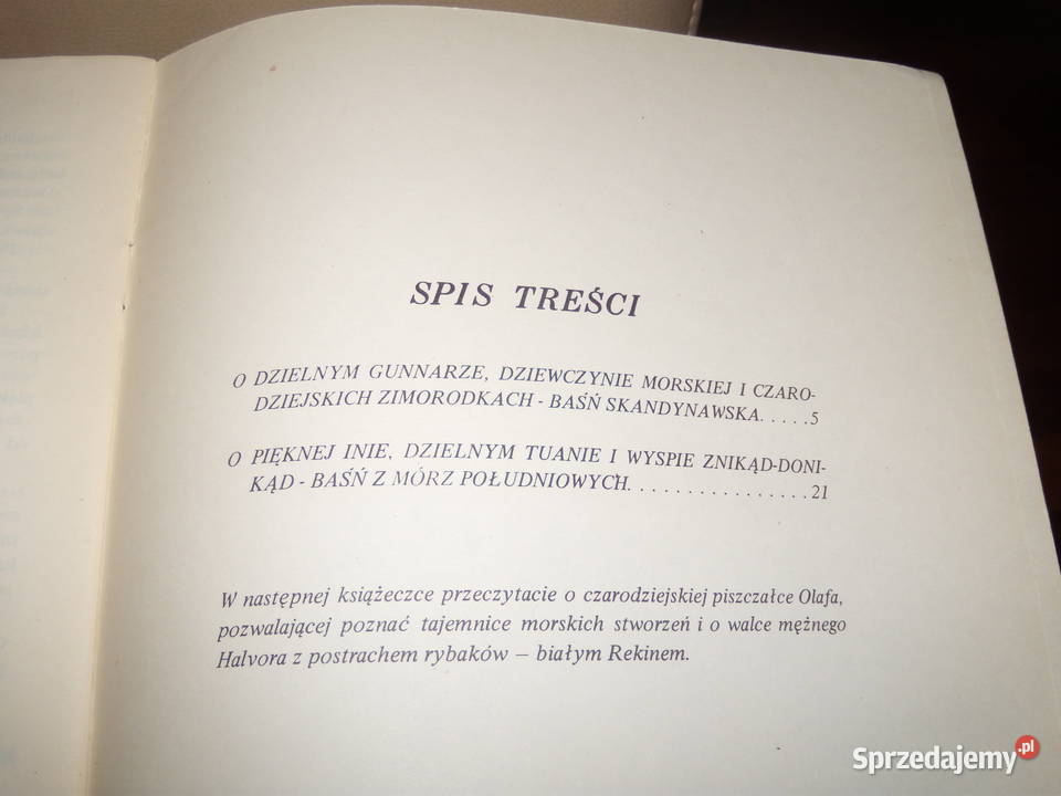 Baśnie z dalekich mórz i oceanów W Markowska A Warszawa