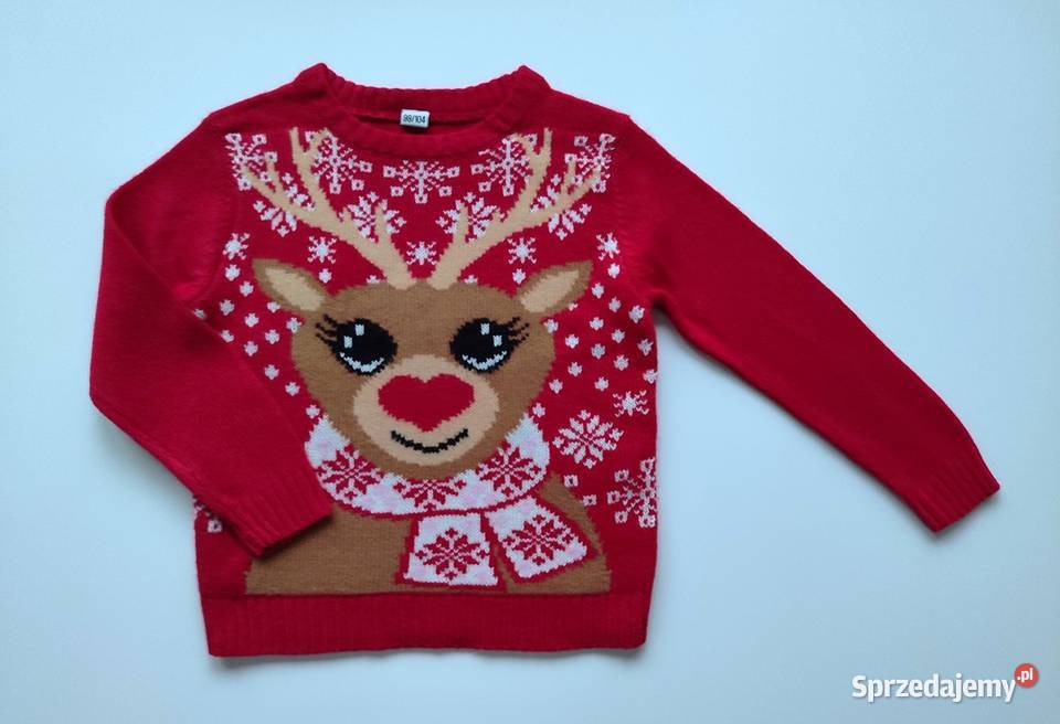 Nowy sweter świąteczny Renifer No name 98104 Katowice