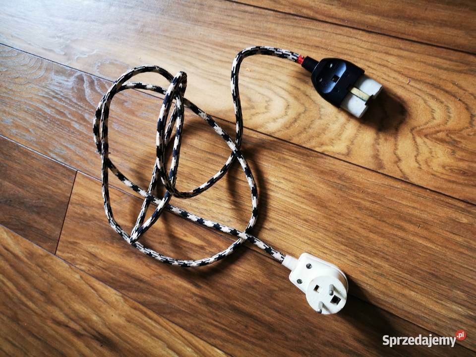 Przewód kabel z porcelanowa końcówką PRL Płock