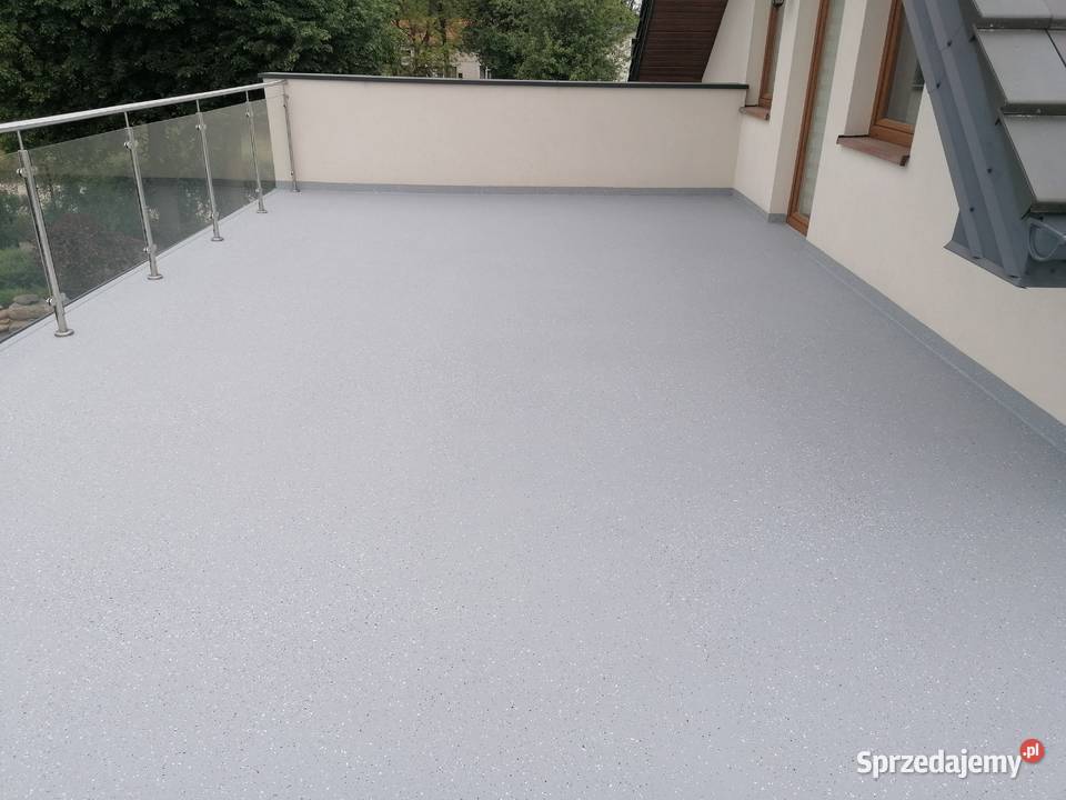 Posadzki żywiczne balkony tarasy garaże schody Warszawa