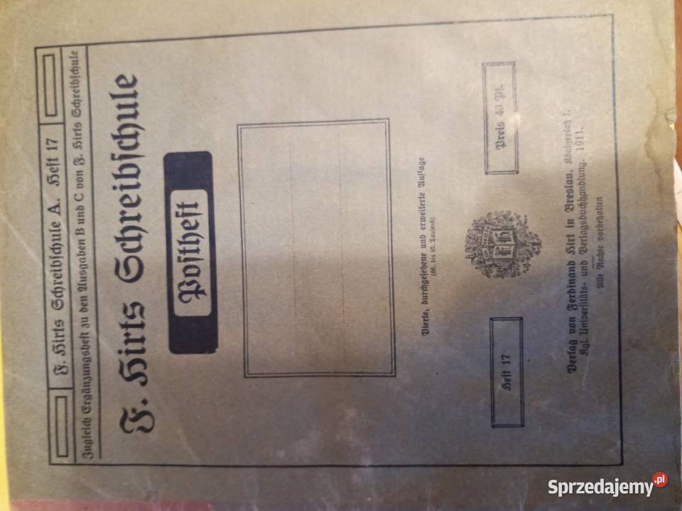 Niemiecka broszura pocztowa 1911 Szczecinek