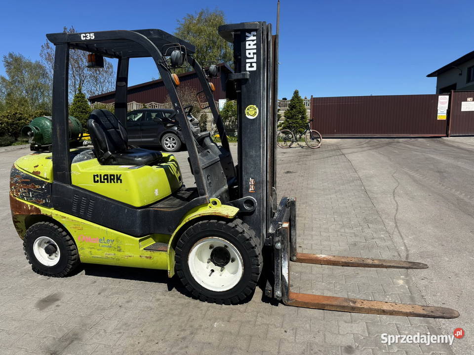 wózek widłowy CLARK G35L LPG Triplex 46m 2008r Działoszyn