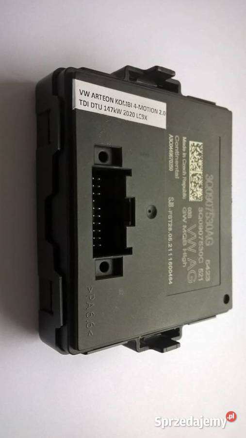Moduł sterownik Gateway 3Q0 907 530 AG VW AUDI