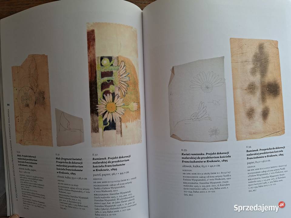 Wyspiański Katalog wystawy dzieł ze zbiorów małopolskie Kraków
