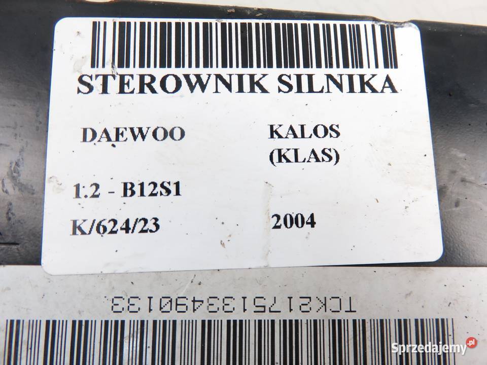 STEROWNIK DAEWOO KALOS 12 96376652 S0100160040 sprzedam