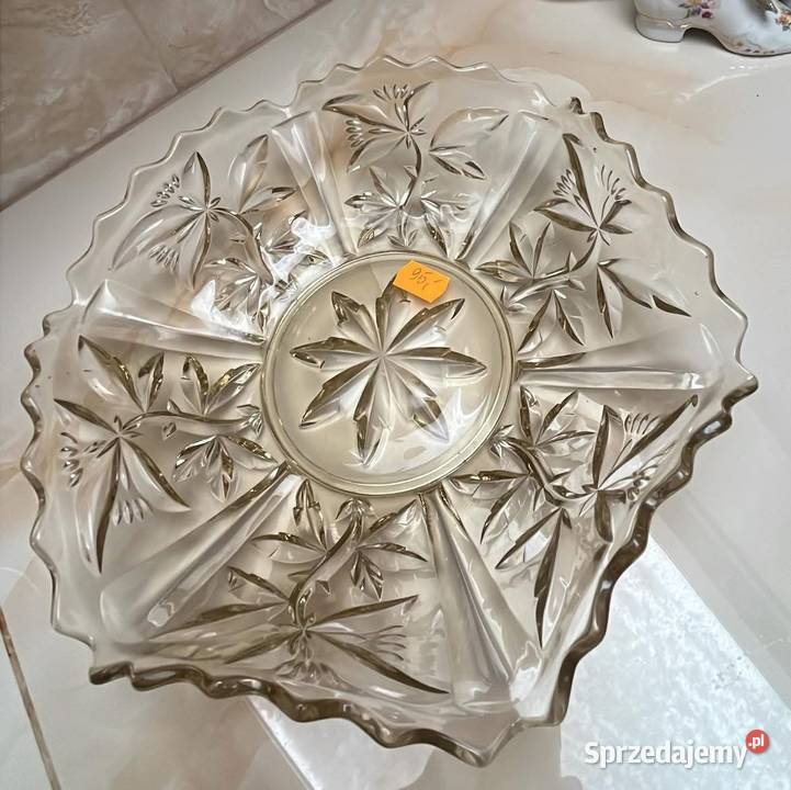 Misa Patera owocarka Szkło kryształowe