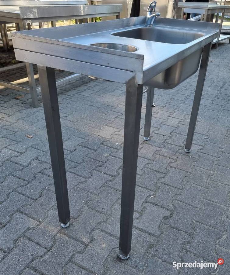 Zlew 1 komorowy z Dziurą Na Odpady 1125085 M847 Gastronomia wielkopolskie