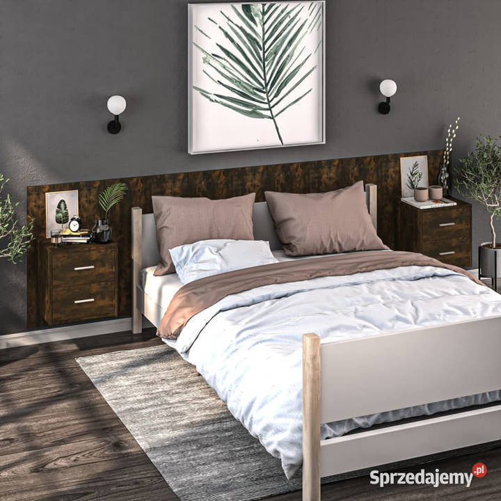 Wisząca szafka nocna opalany dąb WM816958 Warszawa