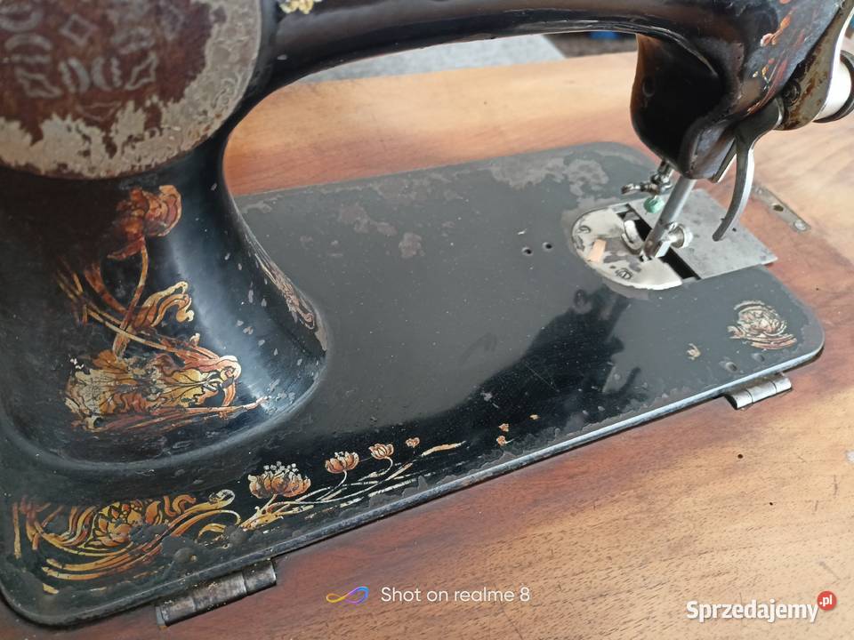 Stara maszyna do szycia kayser nogi stół Skarżysko-Kamienna