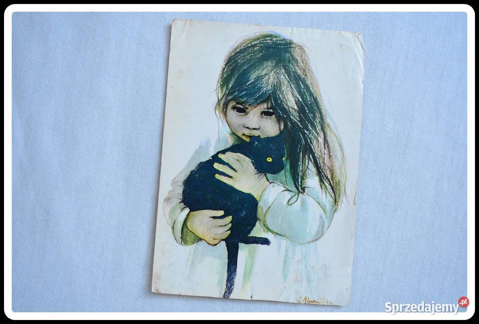 Pocztówki PRL postacie dzieci D Muszyńska Płock sprzedam