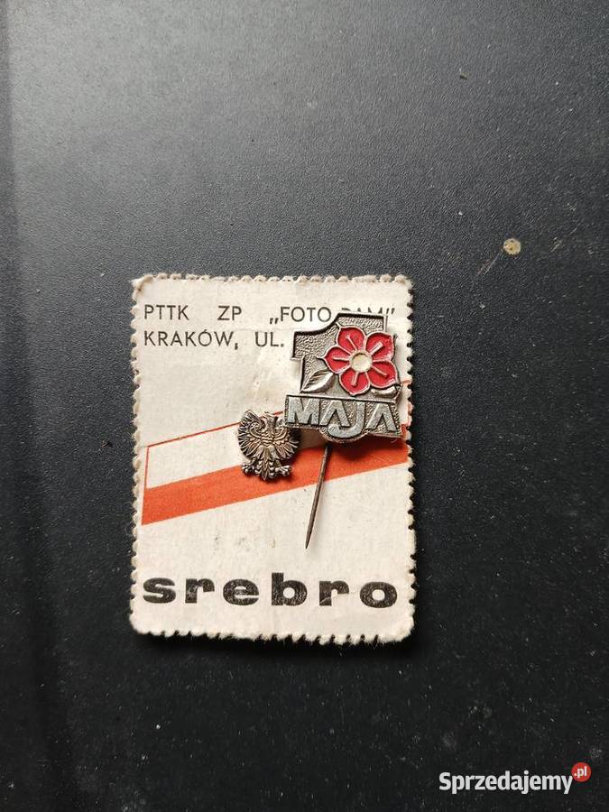 Stary orzełek srebrny symbol SR 11 Gorzkowice sprzedam