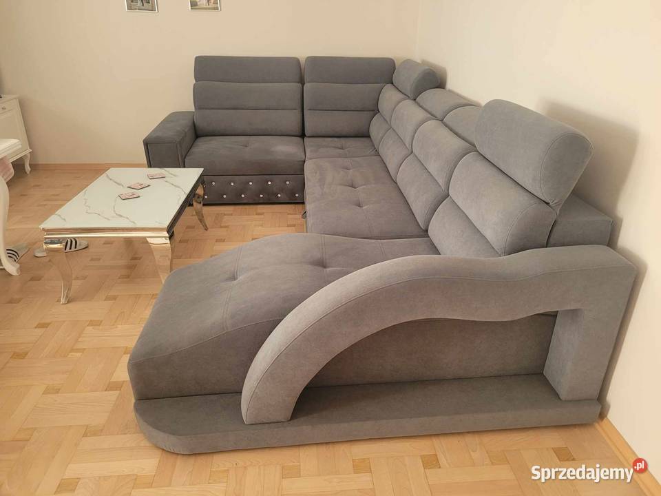 Nowoczesny narożnik z funkcją spania Jeziora