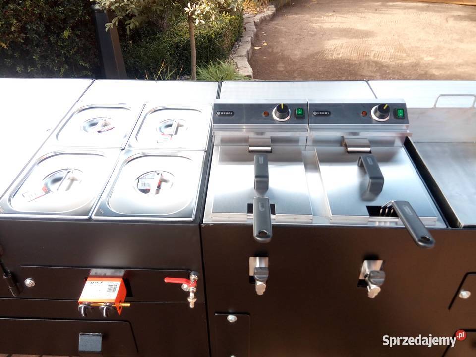 Grill cateringowy gastronomiczny gazowy węglowy wielkopolskie Damasławek