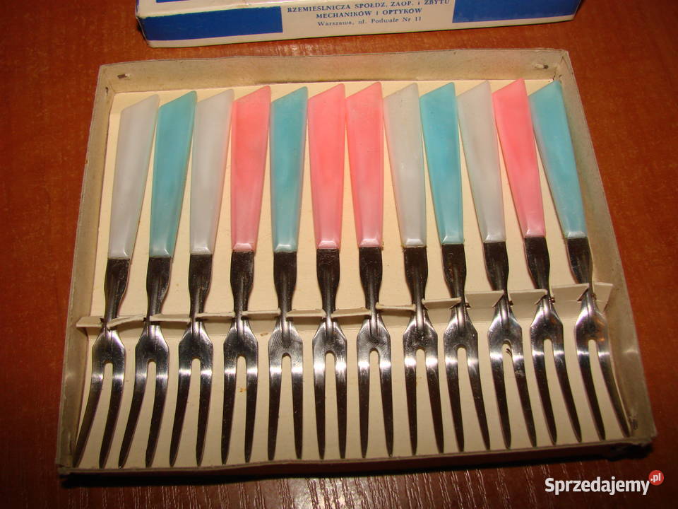 Widelczyki do zakąsek PRL Pruszcz Gdański