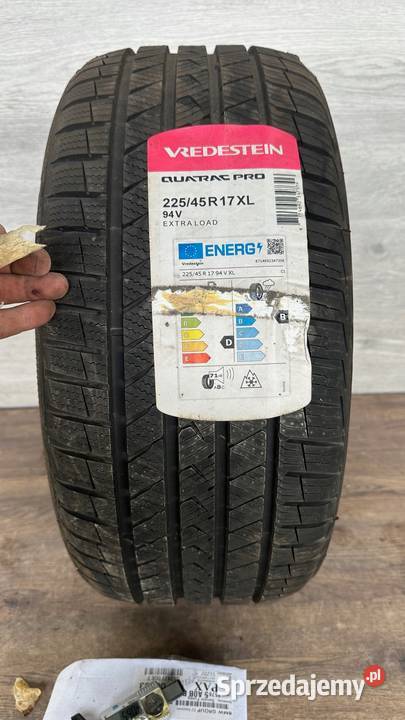 1x OPONA 22545R17 Vredestein QUATRAC PRO