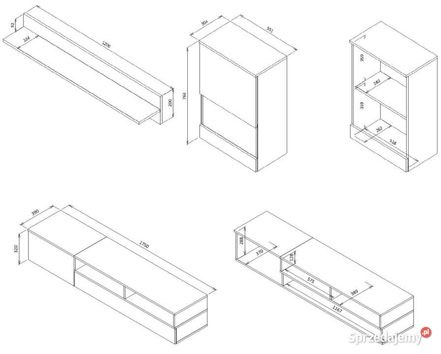 MEBLOŚCIANKA SNAP ZESTAW Gniezno sprzedam