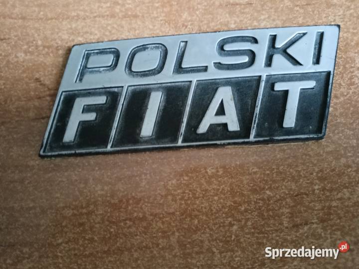 Emblemat POLSKI FIAT Fiat 126p ORYGINAŁ z PRL Tarnobrzeg