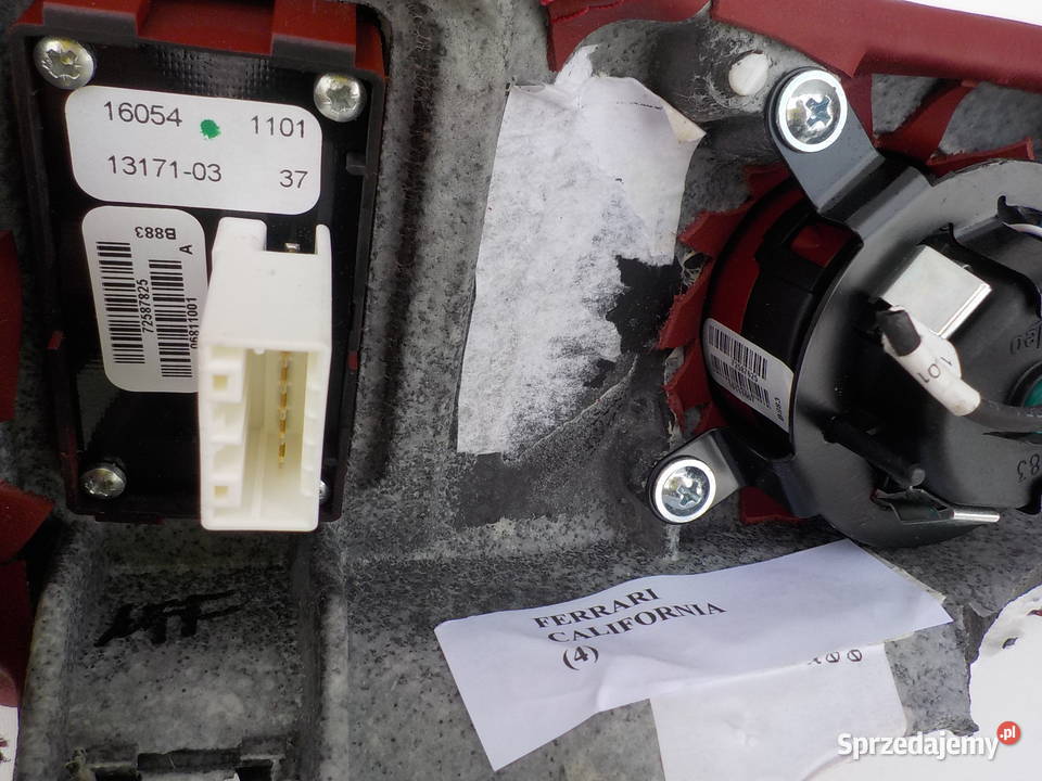 PANEL WŁĄCZNIK ŚWIATEŁ FERRARI CALIFORNIA F149 Wyposażenie wnętrza wielkopolskie