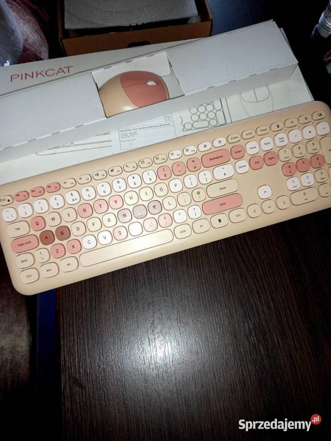 Klawiatura bezprzewodowa z myszka Knurów sprzedam