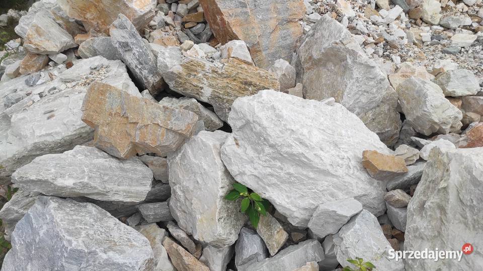 Bryła kamienna Biała marmur dolomit Ozdobna na Chwalęcin