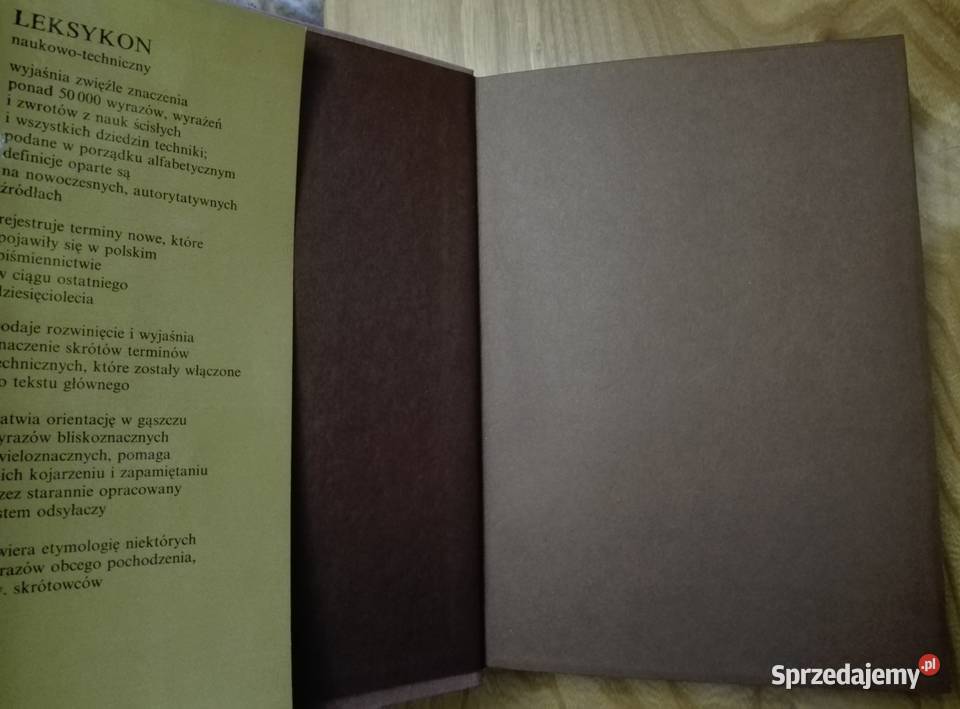 Leksykon naukowo techniczny z suplementem tom 1 Warszawa sprzedam