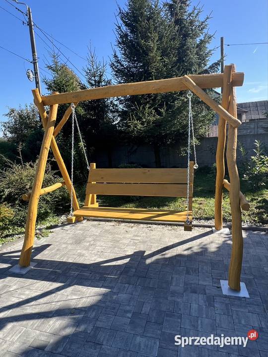 Huśtawka ogrodowa drewno Nieczulice