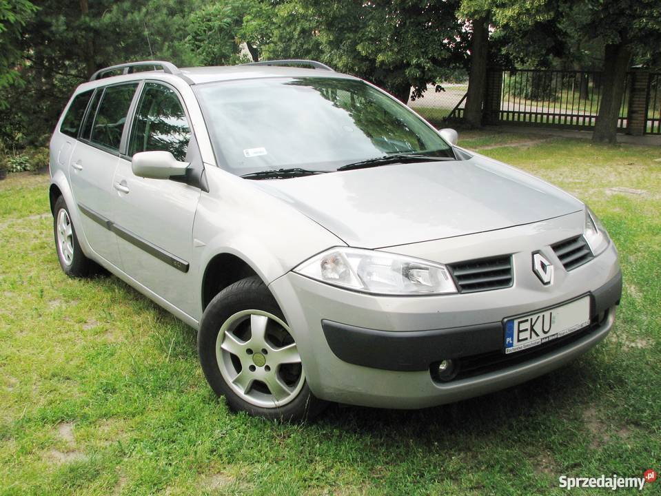 Renault Megane II Kombi Salon Polska srebrny Kutno sprzedam