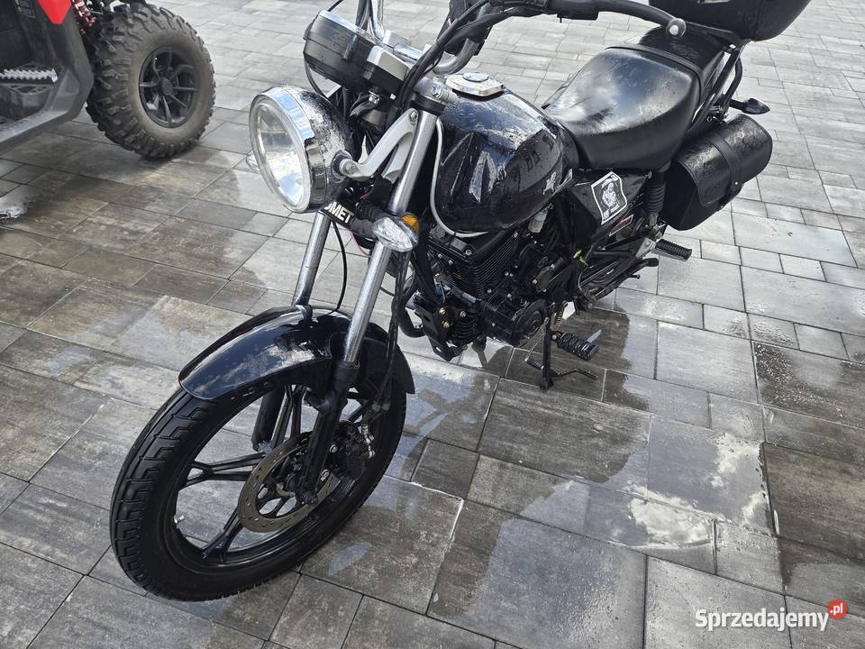 Motocyk Romet Soft Chopper 2 2018r kufry nieuszkodzony Zamość