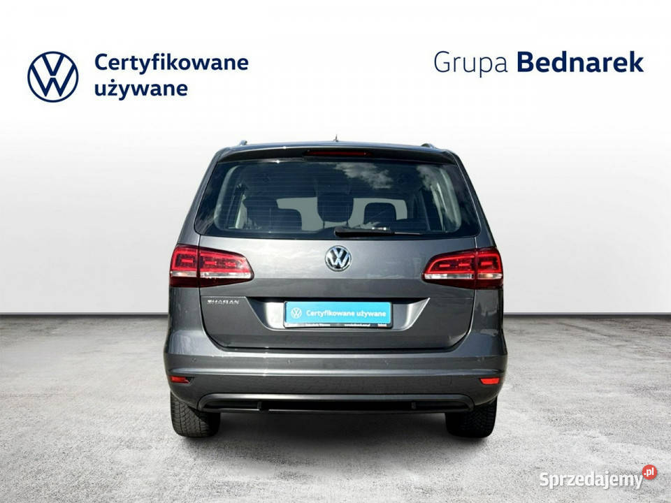 Volkswagen Sharan Bezwypadkowy Salon Polska podgrzewane fotele Łódź