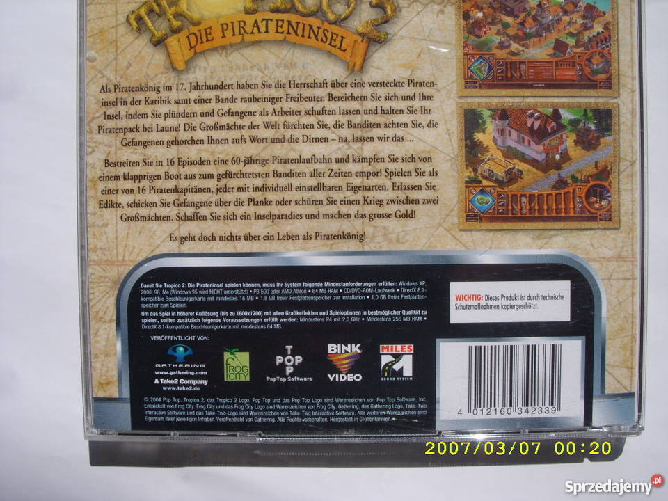 CD TROPICO 2DIE PIRATENINSEL 2CD Wołów