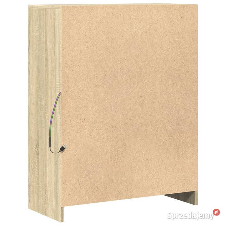 Szafka z LED dąb sonoma 77x34x100 materiał mazowieckie Warszawa sprzedam