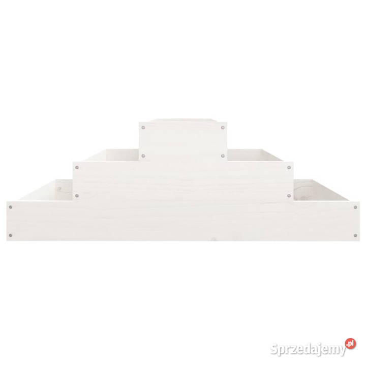 Donica biała 80x80x27 lite drewno sosnowe Warszawa sprzedam