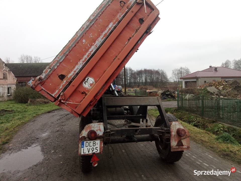Przyczepa Niemka wywrotka thk IFA hw 6011 Bytom Odrzański