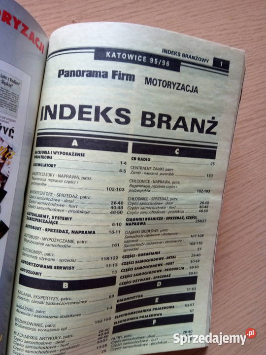 Panorama firm Motoryzacja Katowice 9596 Uswest sprzedam