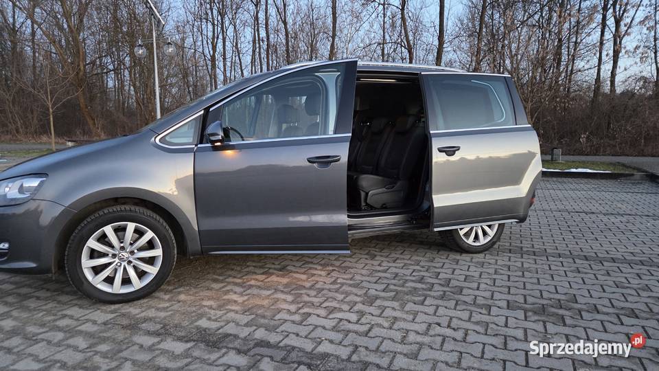VW Sharan Automat DSG Salon Polska Super Stan reflektory ksenonowe Gdów