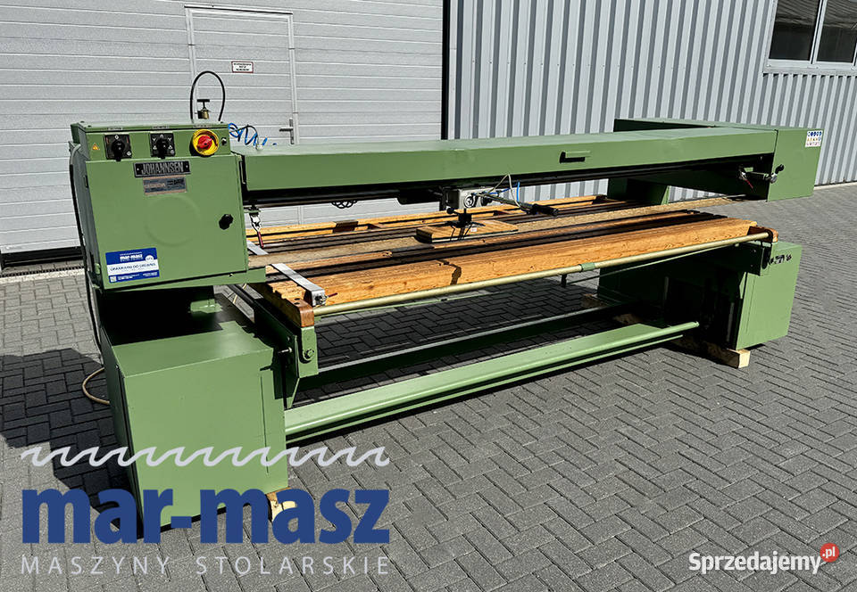 Szlifierka długotaśmowa Johannsen T86PNEUMA pomorskie Sierakowska Huta