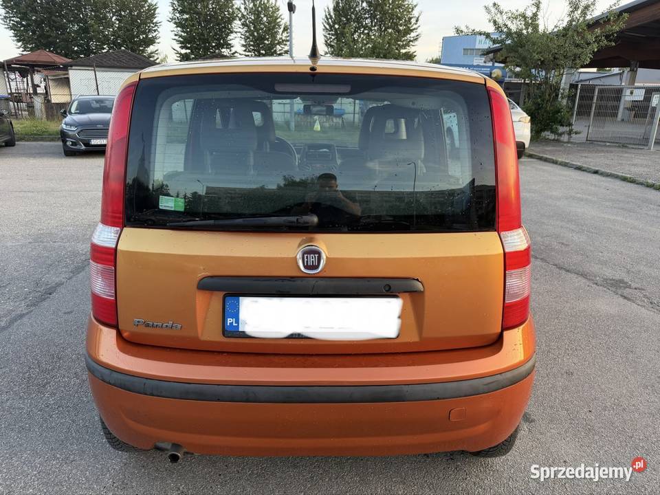 Fiat Panda 2008 11 wspomaganie welurowa tapicerka
