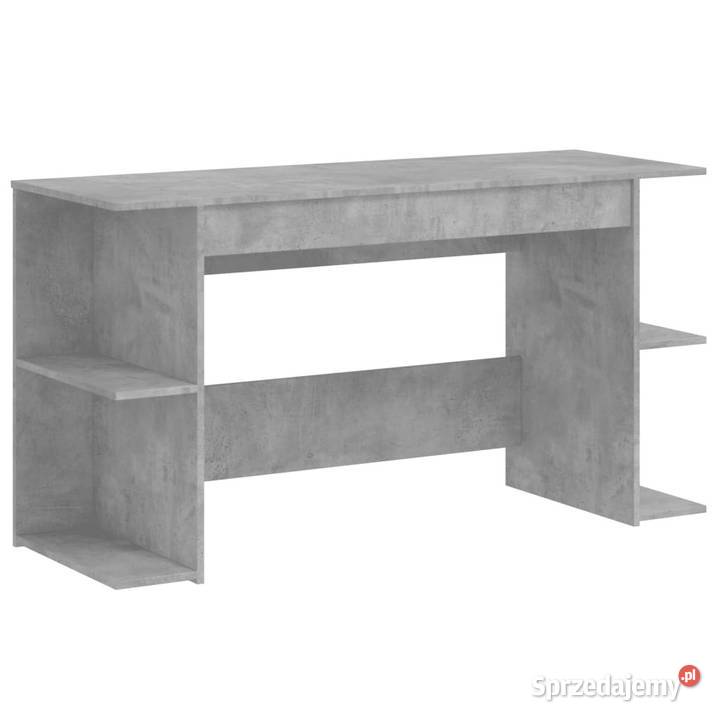 Biurko szarość betonu 140x50x75 materiał Warszawa